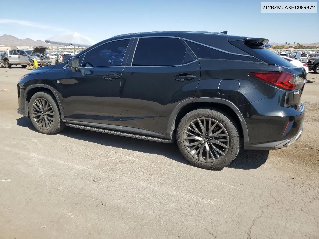 2017 Lexus Rx 350 Base VIN: 2T2BZMCAXHC089972 Lot: 72943124