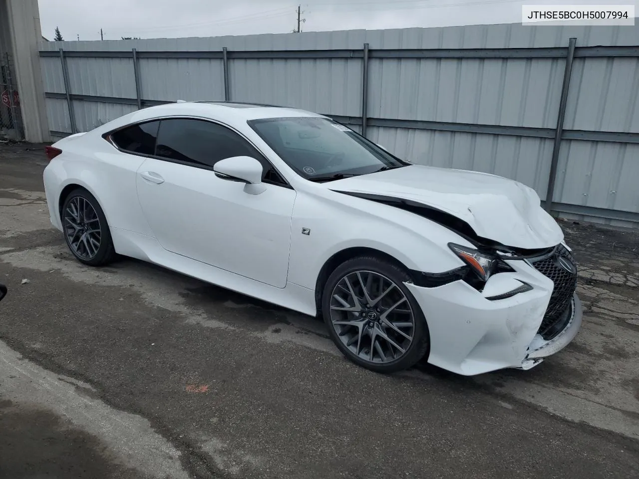 2017 Lexus Rc 350 VIN: JTHSE5BC0H5007994 Lot: 73012294