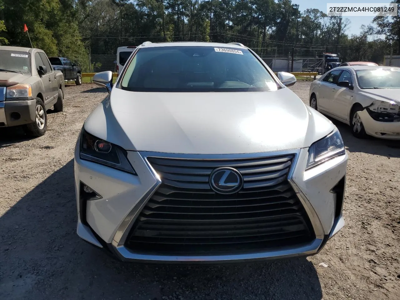 2017 Lexus Rx 350 Base VIN: 2T2ZZMCA4HC081249 Lot: 73690854