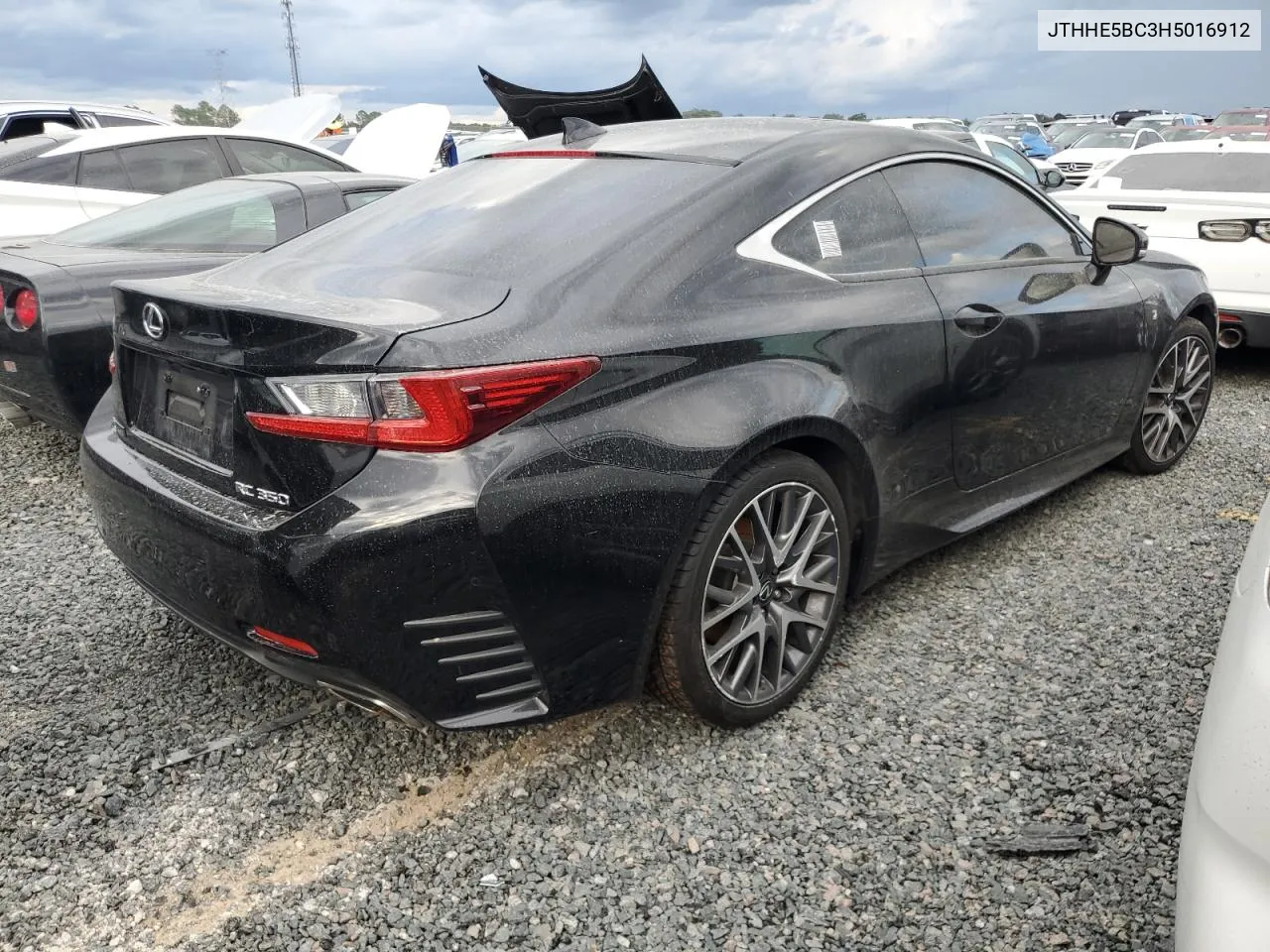 2017 Lexus Rc 350 VIN: JTHHE5BC3H5016912 Lot: 73856314