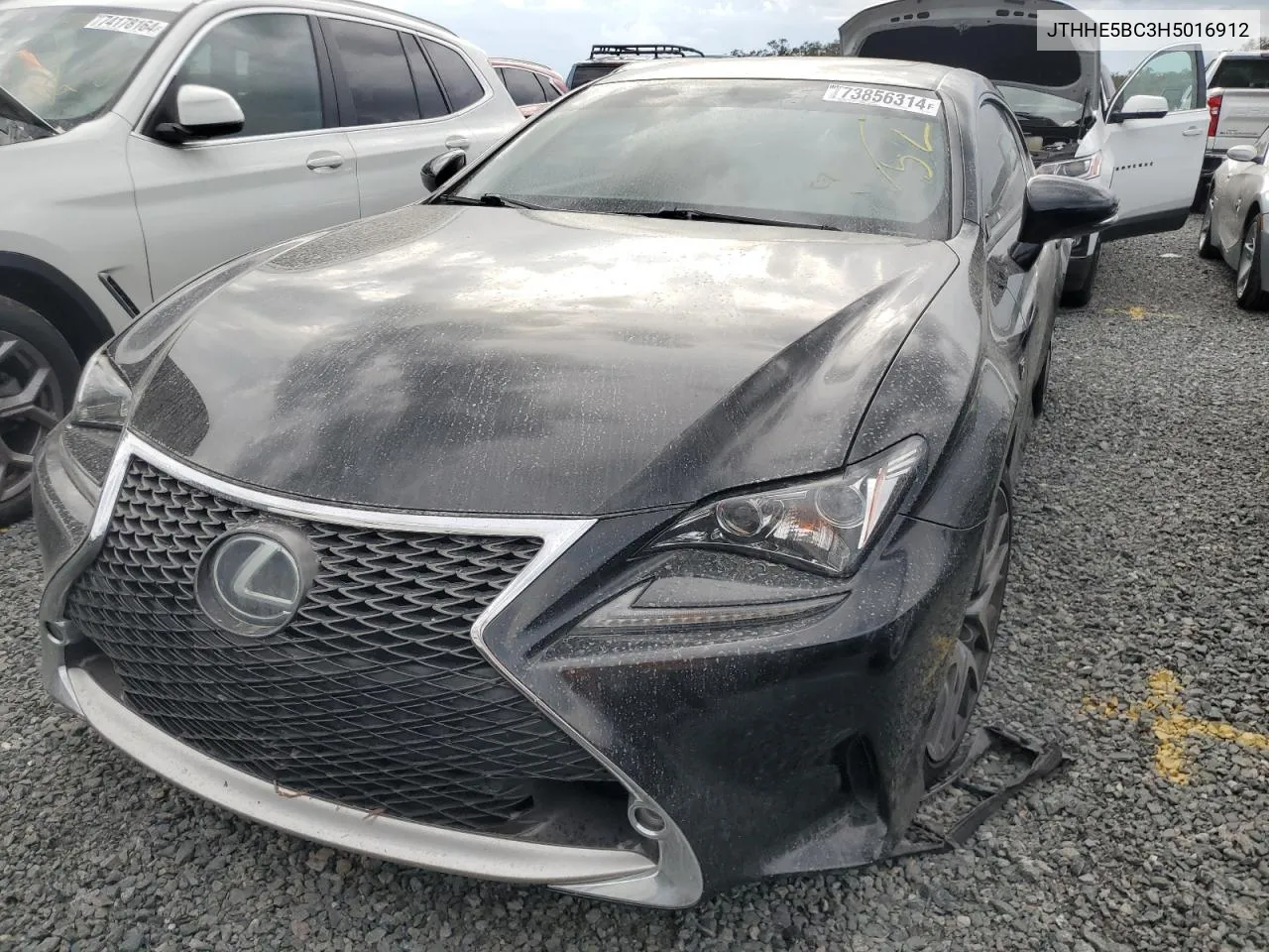 2017 Lexus Rc 350 VIN: JTHHE5BC3H5016912 Lot: 73856314