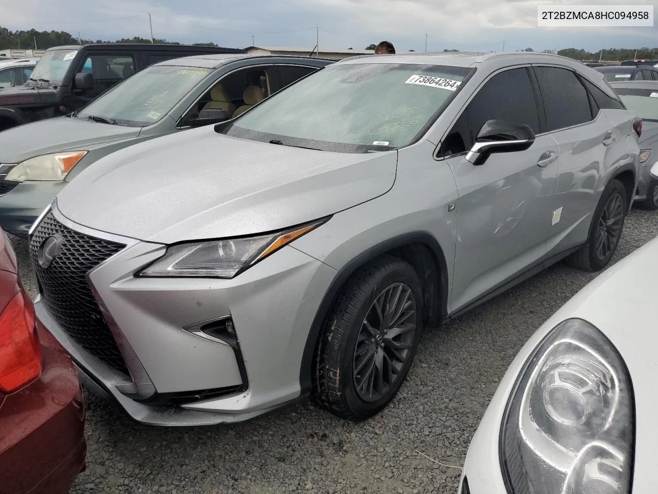 2017 Lexus Rx 350 Base VIN: 2T2BZMCA8HC094958 Lot: 73864264