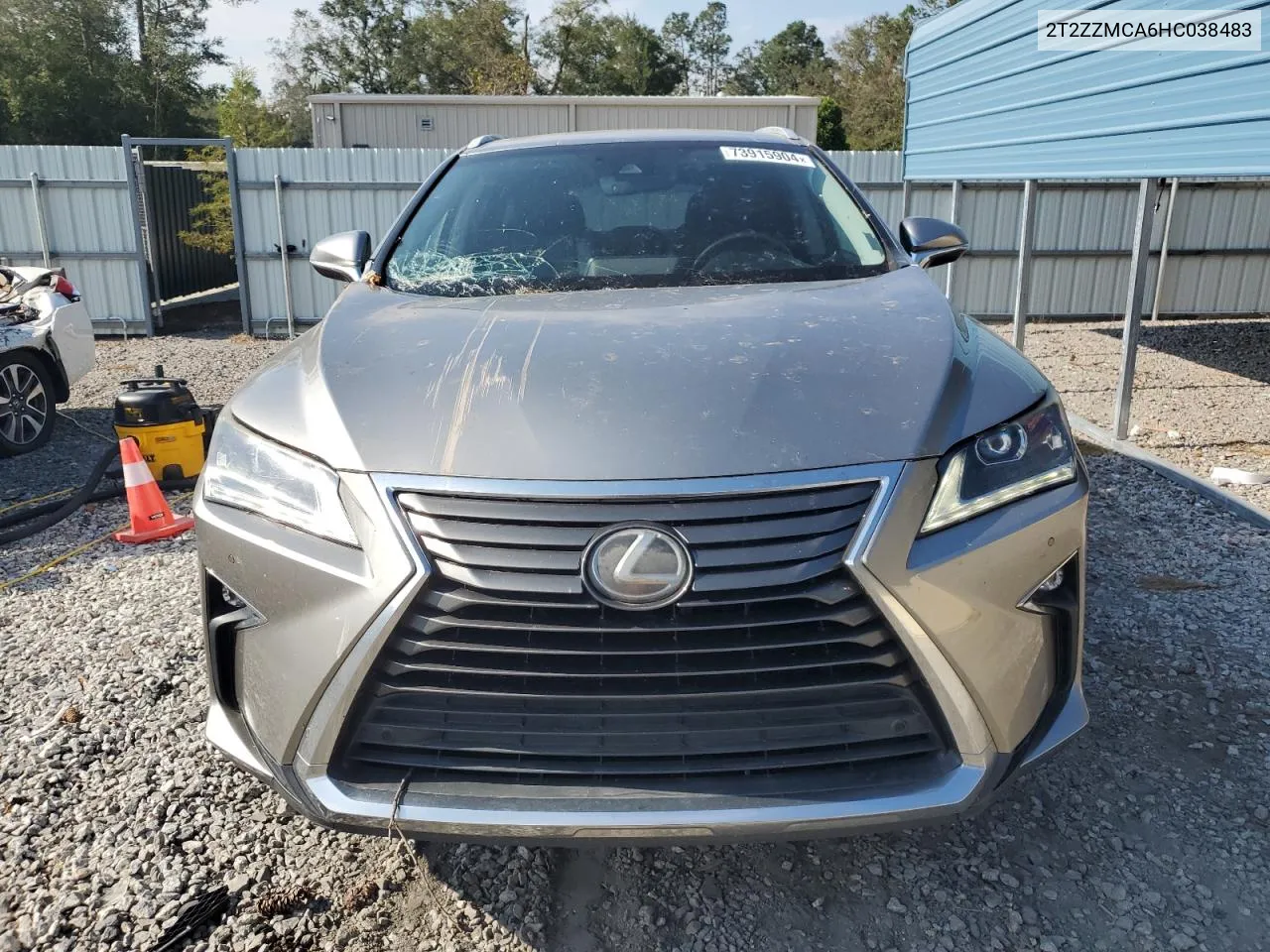 2017 Lexus Rx 350 Base VIN: 2T2ZZMCA6HC038483 Lot: 73915904