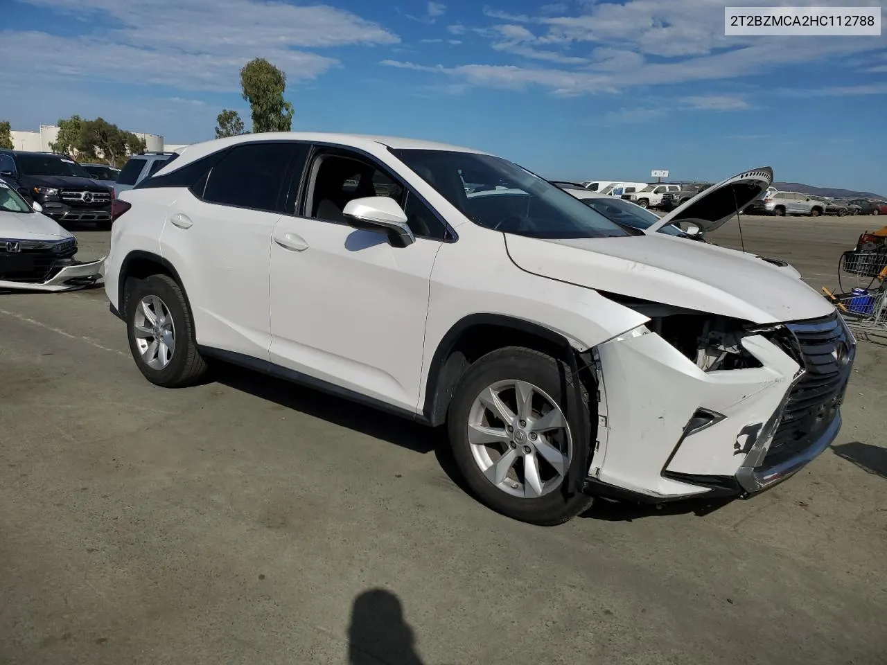 2017 Lexus Rx 350 Base VIN: 2T2BZMCA2HC112788 Lot: 74127244