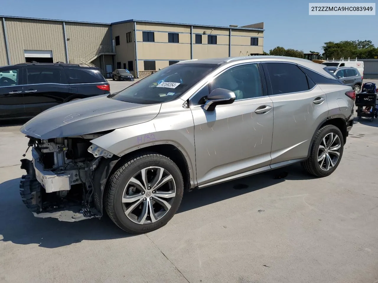 2017 Lexus Rx 350 Base VIN: 2T2ZZMCA9HC083949 Lot: 74169354