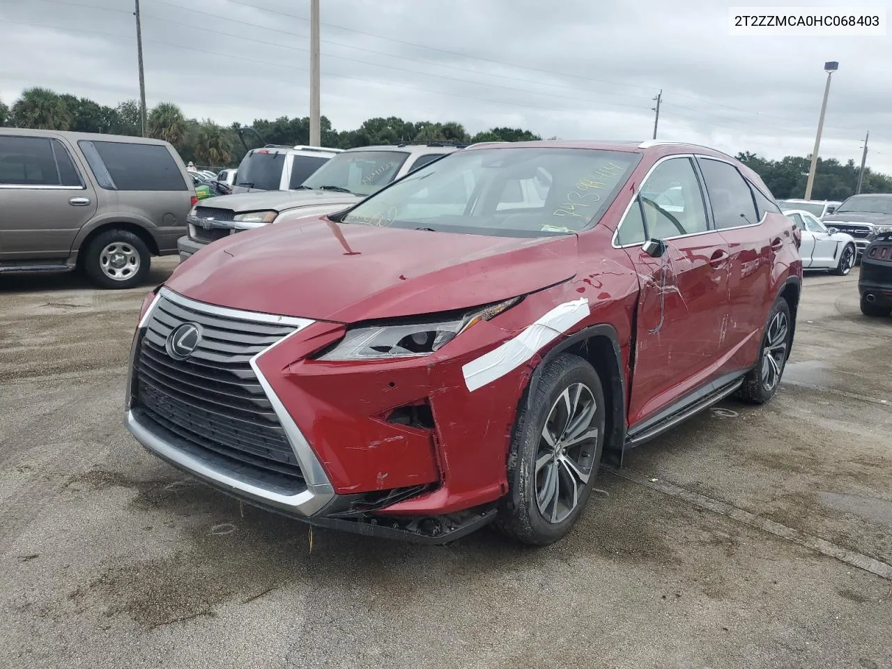 2017 Lexus Rx 350 Base VIN: 2T2ZZMCA0HC068403 Lot: 74399414