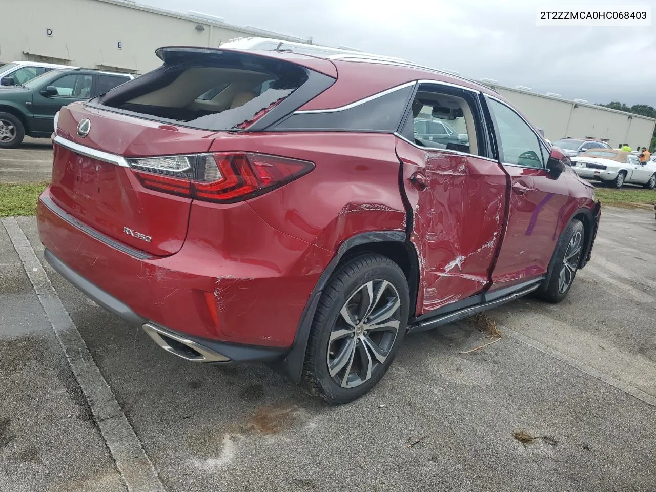 2017 Lexus Rx 350 Base VIN: 2T2ZZMCA0HC068403 Lot: 74399414