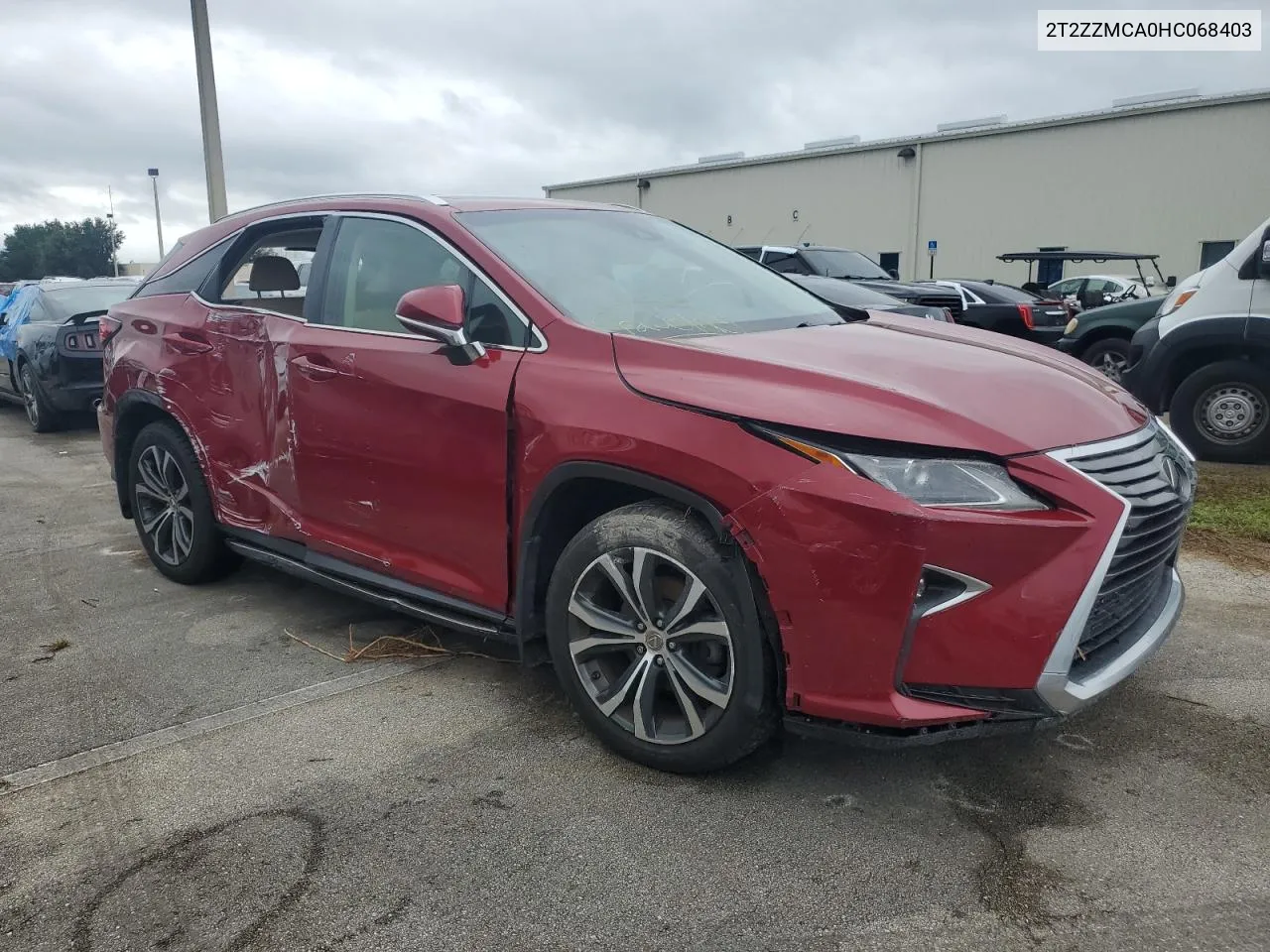 2017 Lexus Rx 350 Base VIN: 2T2ZZMCA0HC068403 Lot: 74399414