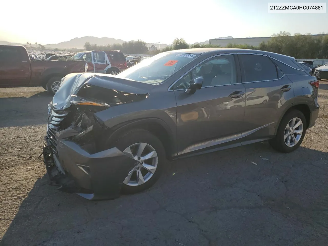 2017 Lexus Rx 350 Base VIN: 2T2ZZMCA0HC074881 Lot: 74817714