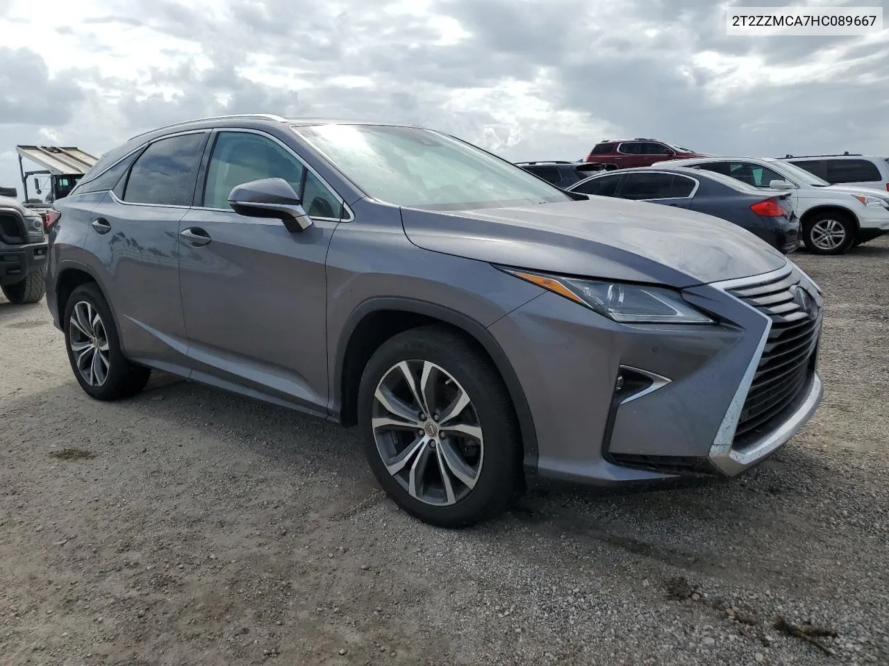 2017 Lexus Rx 350 Base VIN: 2T2ZZMCA7HC089667 Lot: 74836974