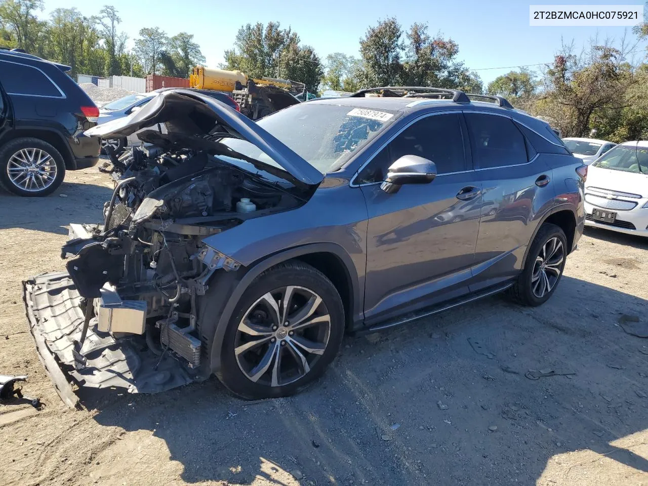 2017 Lexus Rx 350 Base VIN: 2T2BZMCA0HC075921 Lot: 75087974