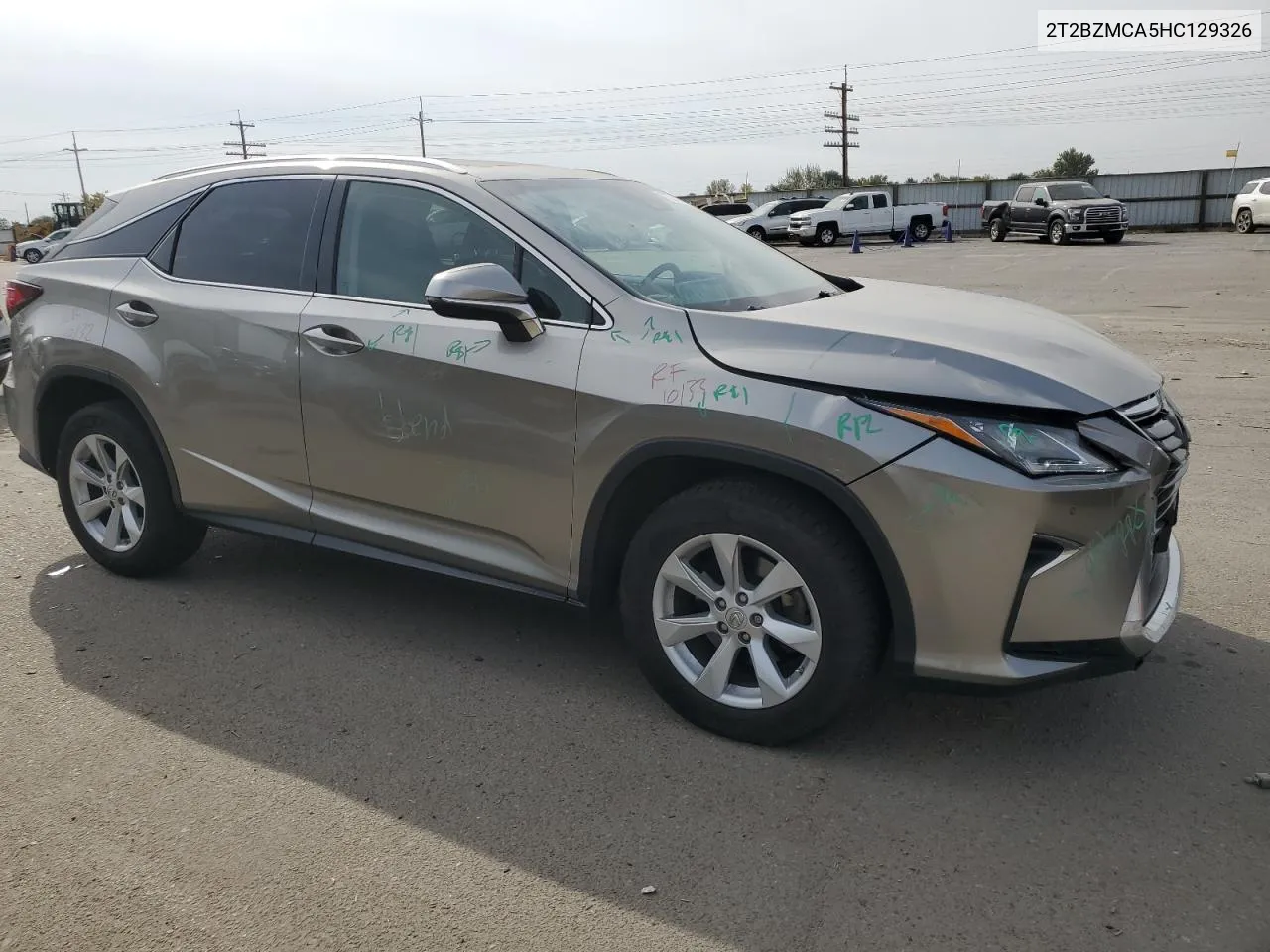 2017 Lexus Rx 350 Base VIN: 2T2BZMCA5HC129326 Lot: 75346984