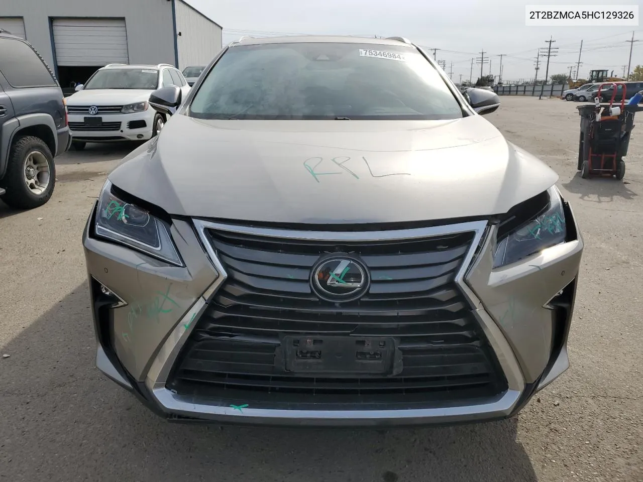 2017 Lexus Rx 350 Base VIN: 2T2BZMCA5HC129326 Lot: 75346984