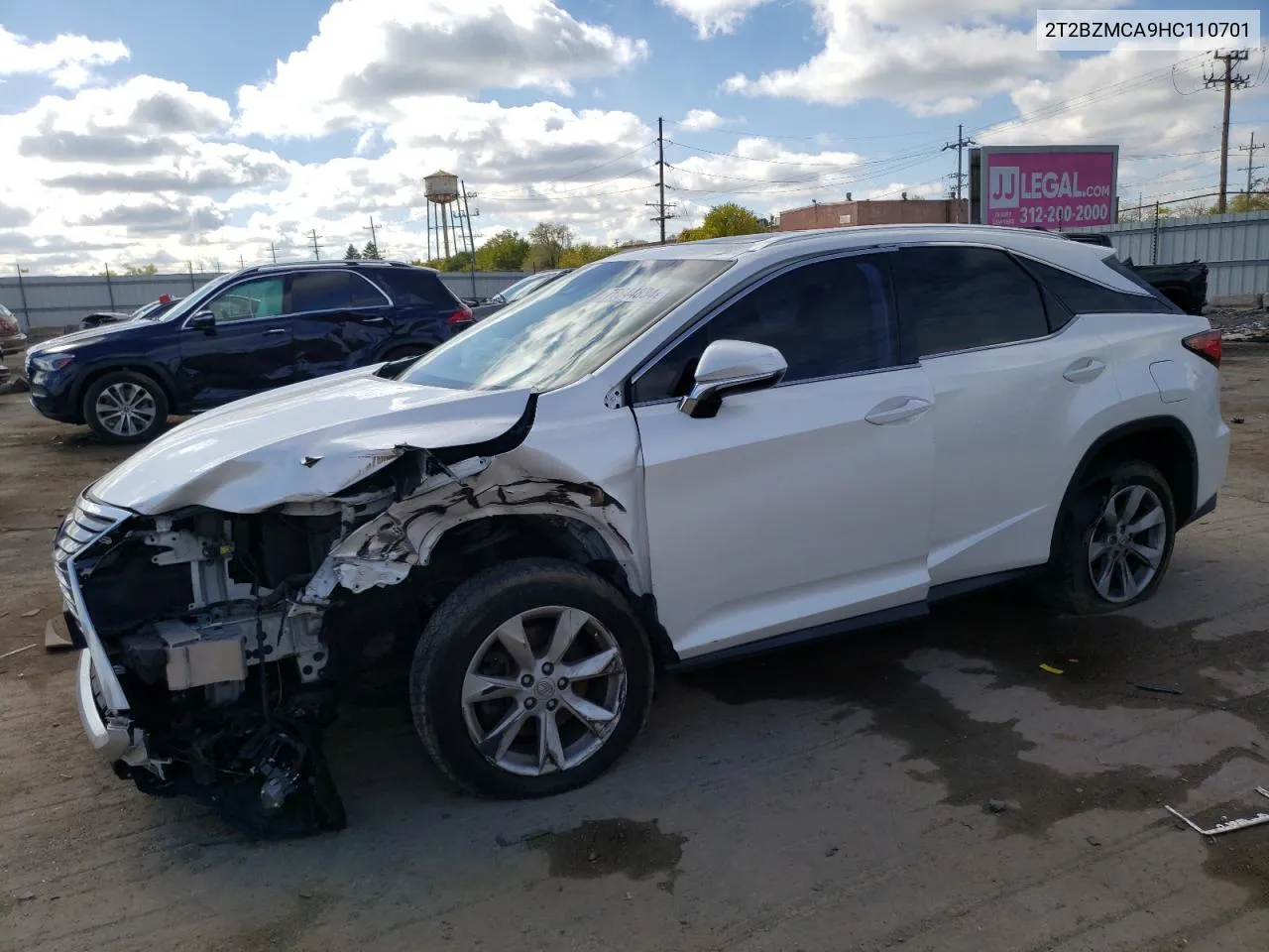 2017 Lexus Rx 350 Base VIN: 2T2BZMCA9HC110701 Lot: 75644834