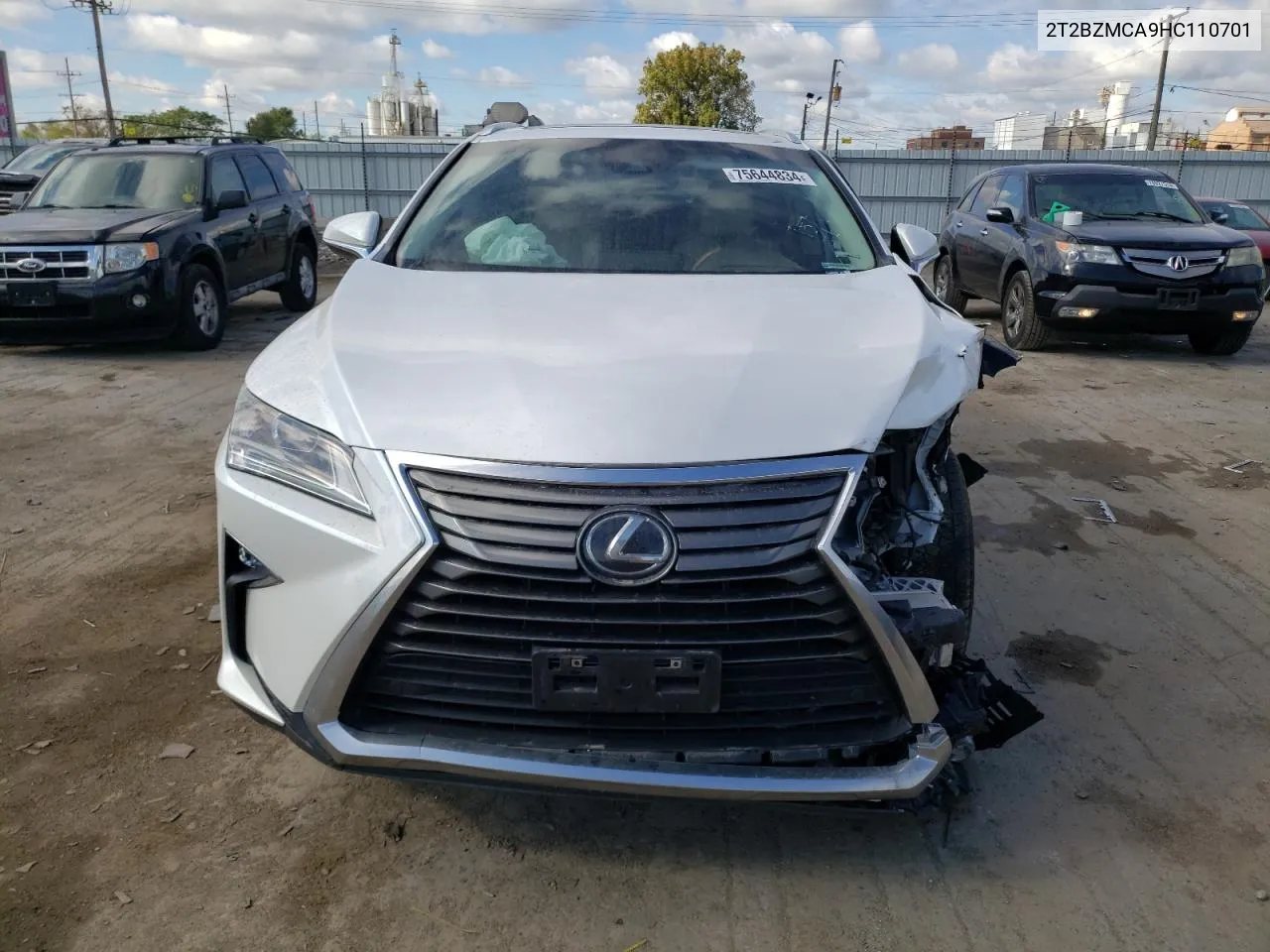 2017 Lexus Rx 350 Base VIN: 2T2BZMCA9HC110701 Lot: 75644834