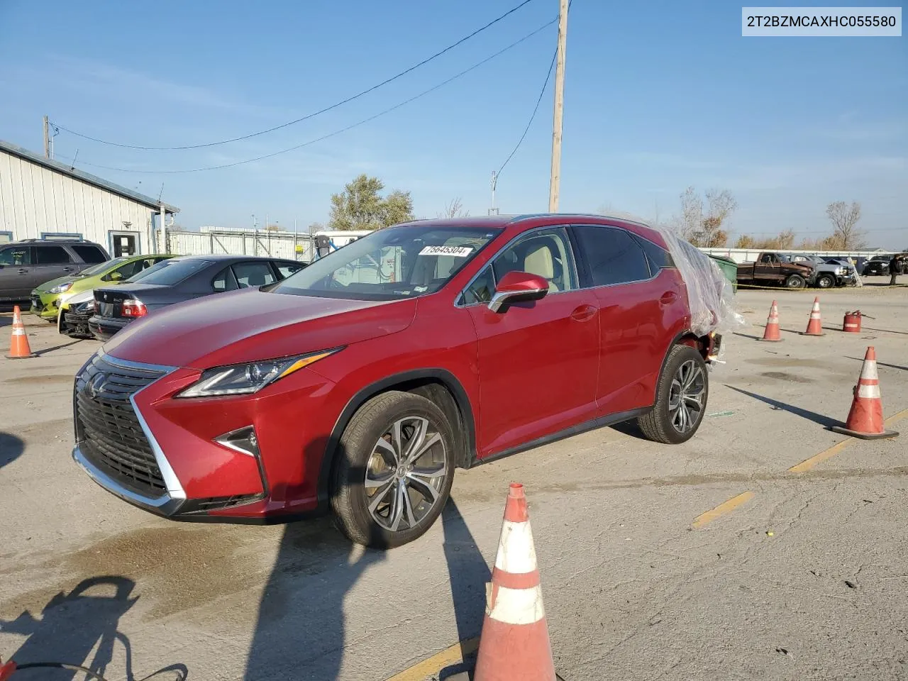 2017 Lexus Rx 350 Base VIN: 2T2BZMCAXHC055580 Lot: 75645304