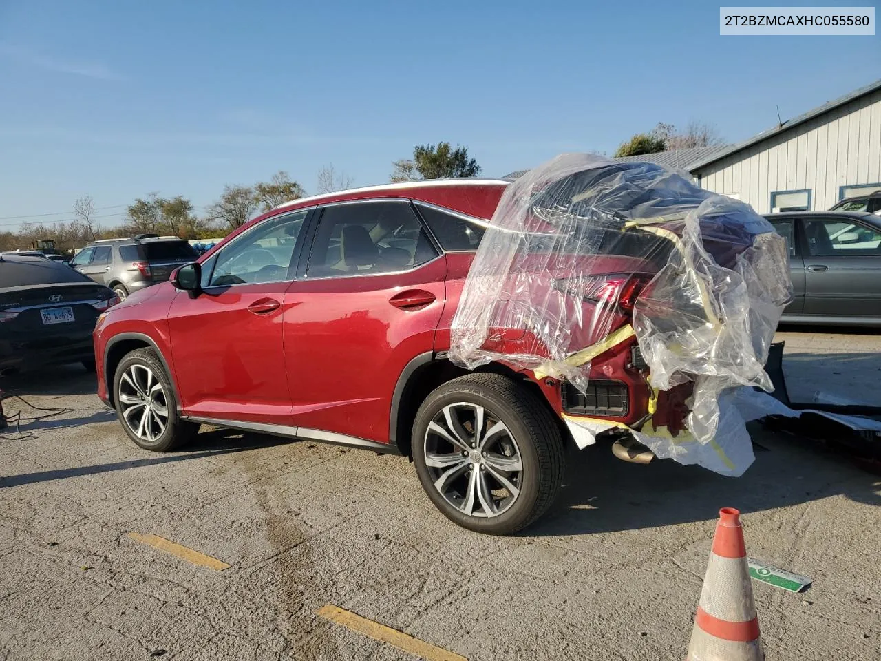 2017 Lexus Rx 350 Base VIN: 2T2BZMCAXHC055580 Lot: 75645304