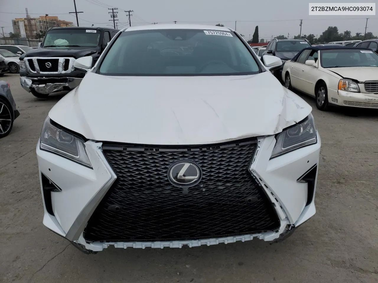 2T2BZMCA9HC093074 2017 Lexus Rx 350 Base