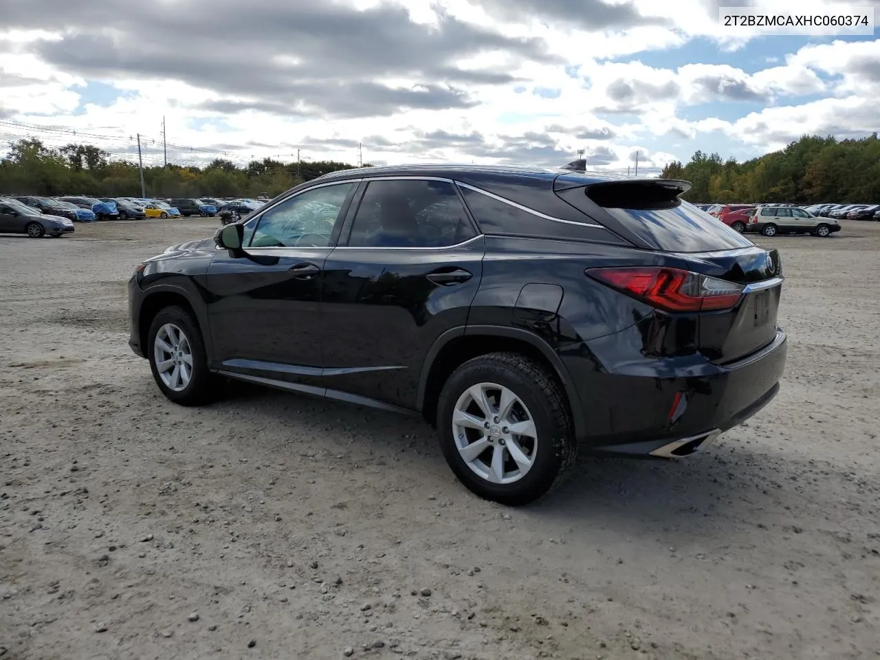 2017 Lexus Rx 350 Base VIN: 2T2BZMCAXHC060374 Lot: 75768654