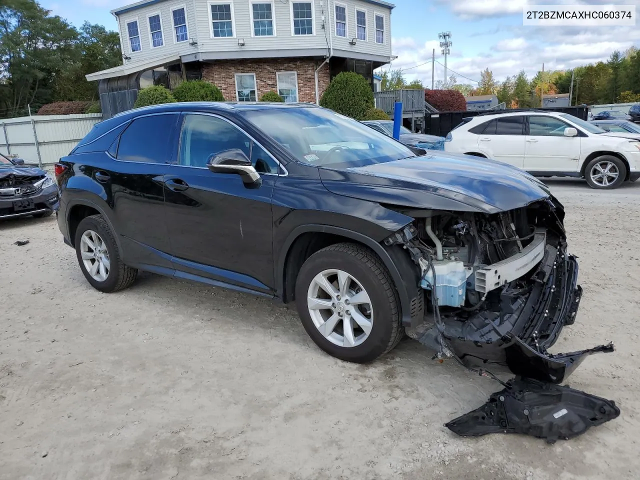 2017 Lexus Rx 350 Base VIN: 2T2BZMCAXHC060374 Lot: 75768654