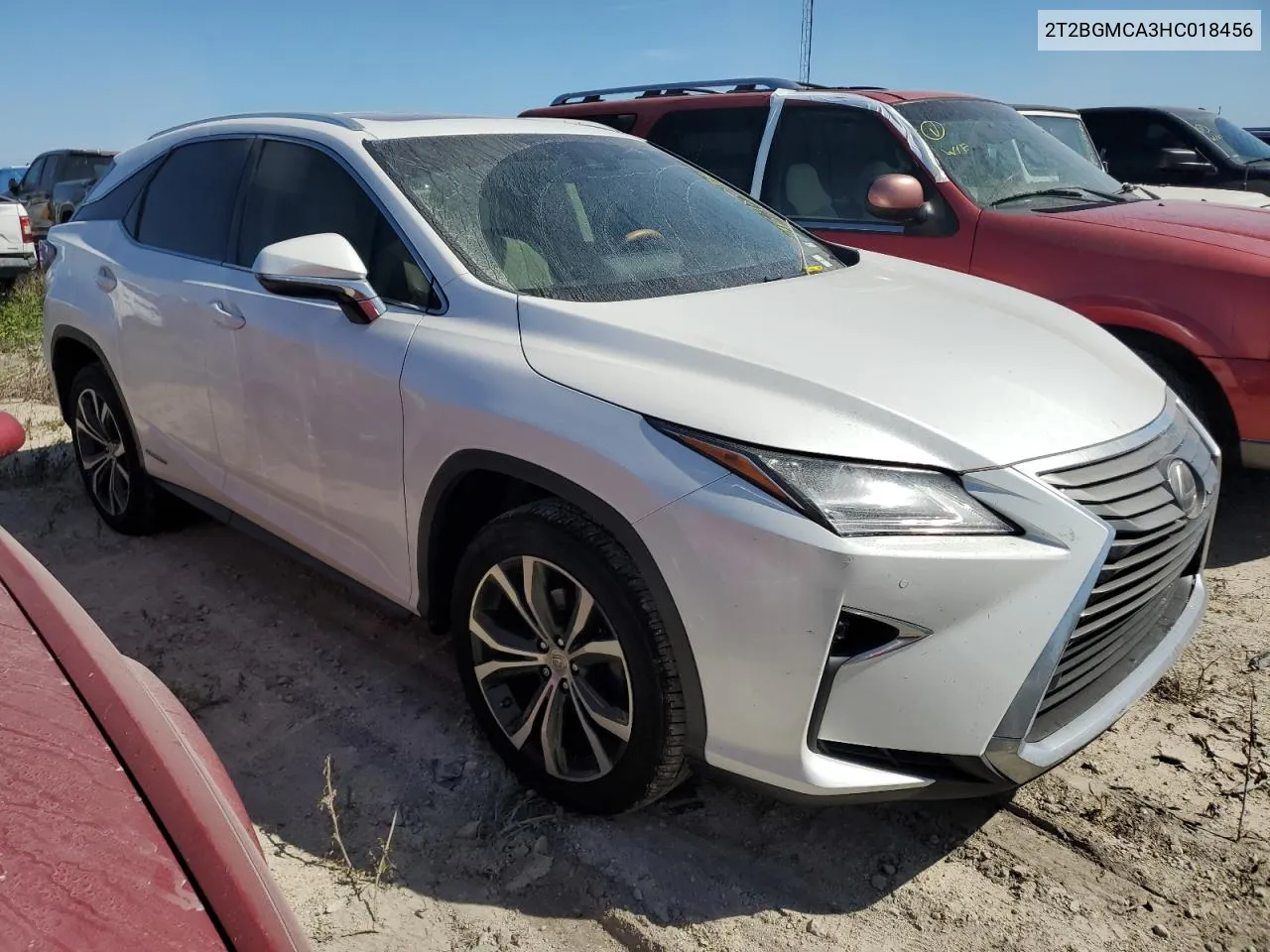 2017 Lexus Rx 450H Base VIN: 2T2BGMCA3HC018456 Lot: 75980714