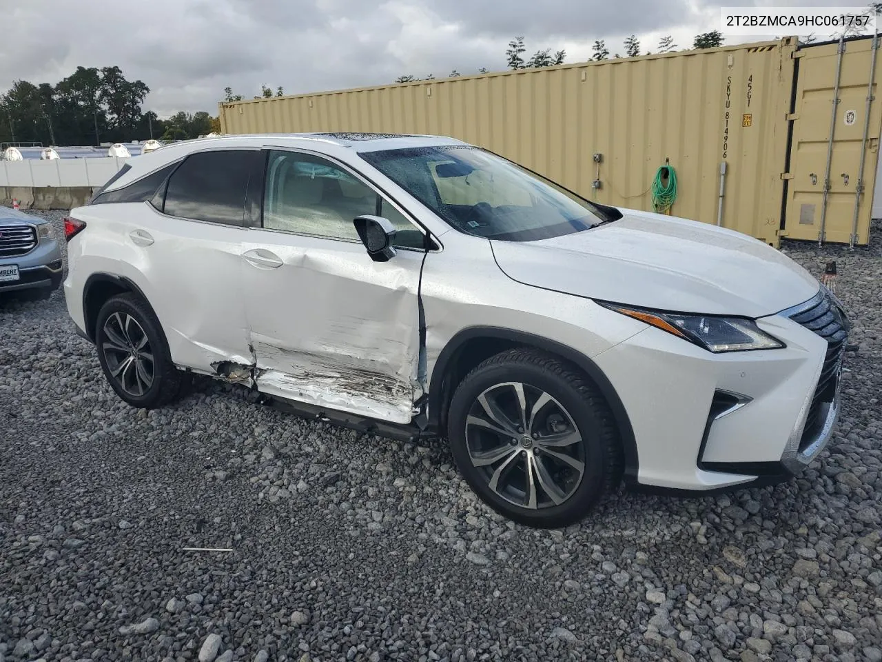 2017 Lexus Rx 350 Base VIN: 2T2BZMCA9HC061757 Lot: 76053674