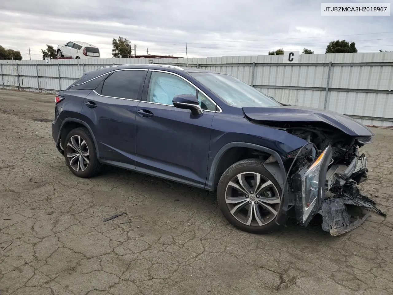 2017 Lexus Rx 350 Base VIN: JTJBZMCA3H2018967 Lot: 76614594