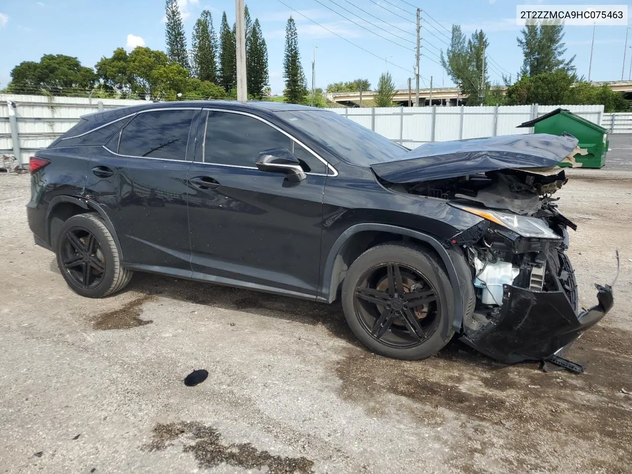 2017 Lexus Rx 350 Base VIN: 2T2ZZMCA9HC075463 Lot: 76639514