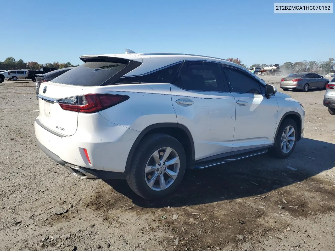 2017 Lexus Rx 350 Base VIN: 2T2BZMCA1HC070162 Lot: 76777704