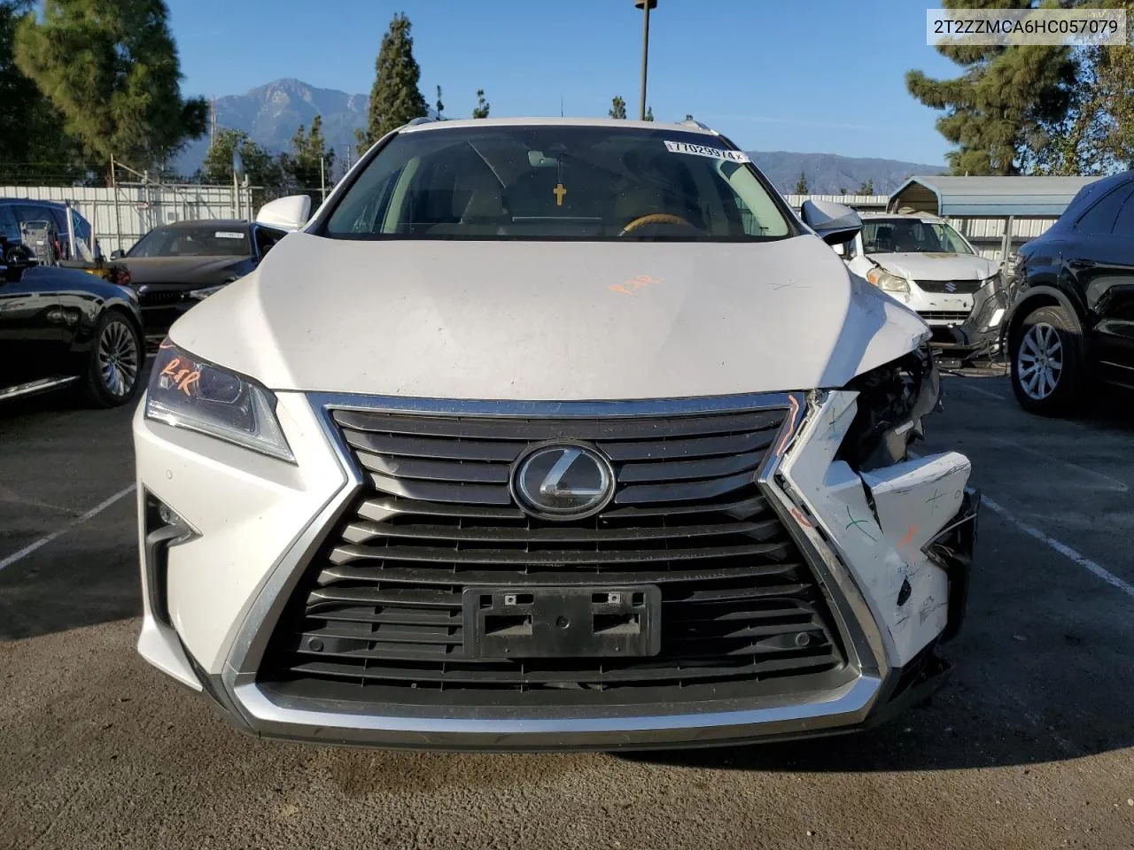 2017 Lexus Rx 350 Base VIN: 2T2ZZMCA6HC057079 Lot: 77029974