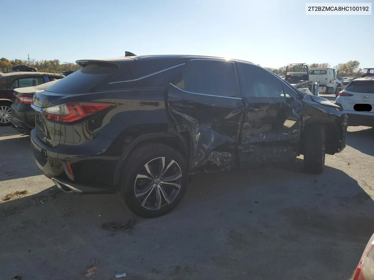 2017 Lexus Rx 350 Base VIN: 2T2BZMCA8HC100192 Lot: 77161844