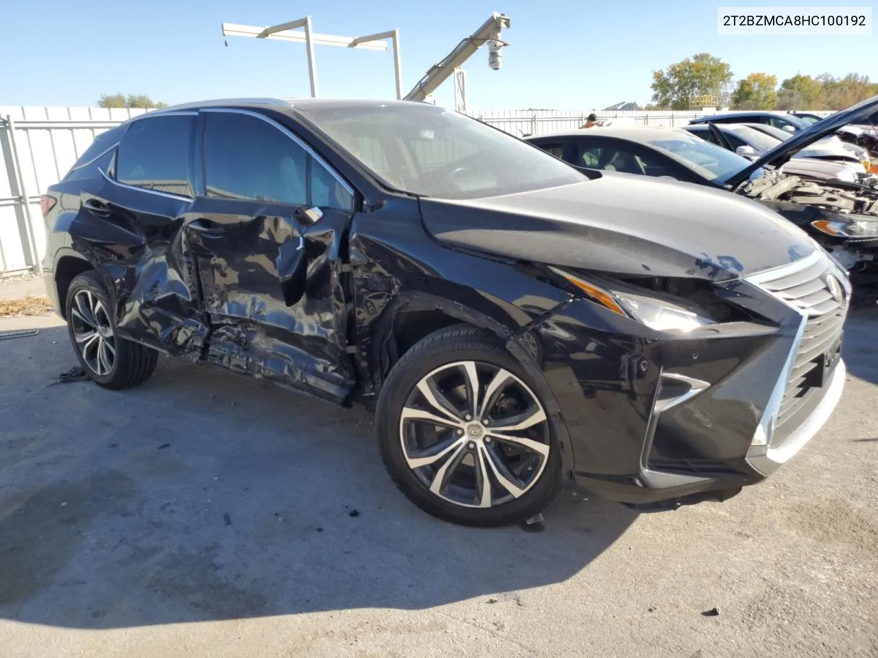 2017 Lexus Rx 350 Base VIN: 2T2BZMCA8HC100192 Lot: 77161844