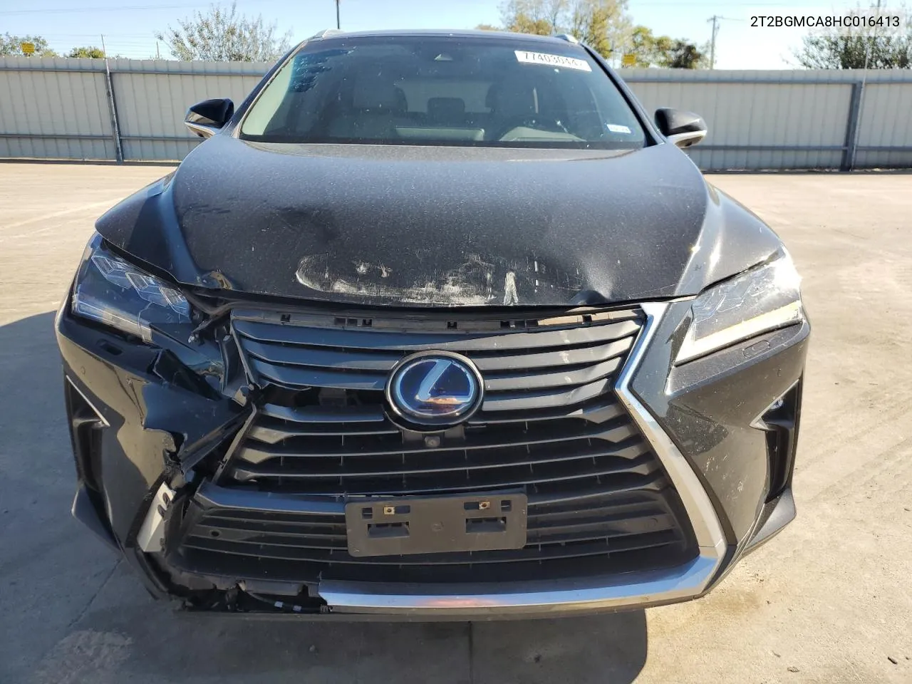 2T2BGMCA8HC016413 2017 Lexus Rx 450H Base