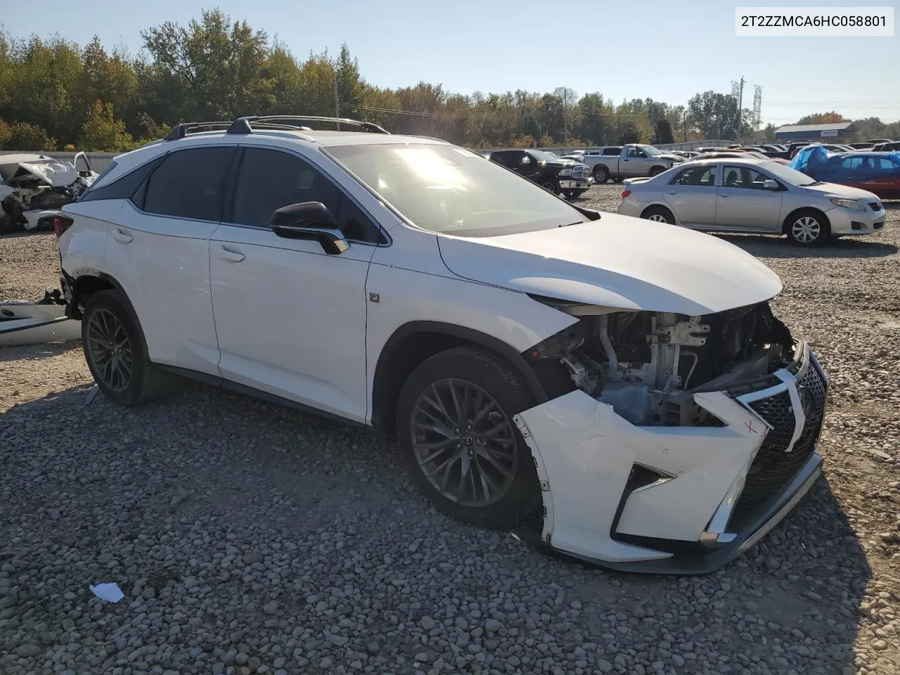 2017 Lexus Rx 350 Base VIN: 2T2ZZMCA6HC058801 Lot: 77661574