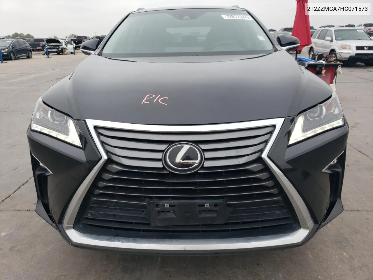 2017 Lexus Rx 350 Base VIN: 2T2ZZMCA7HC071573 Lot: 78873344