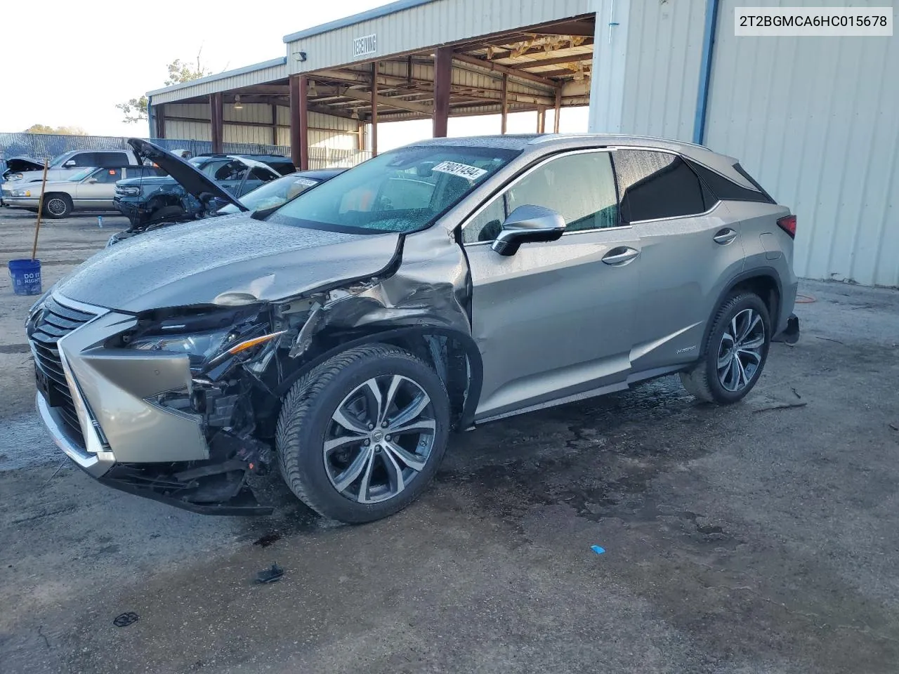 2017 Lexus Rx 450H Base VIN: 2T2BGMCA6HC015678 Lot: 79031494