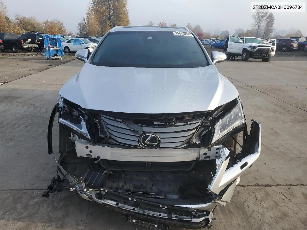 2017 Lexus Rx 350 Base VIN: 2T2BZMCA0HC096784 Lot: 79840224