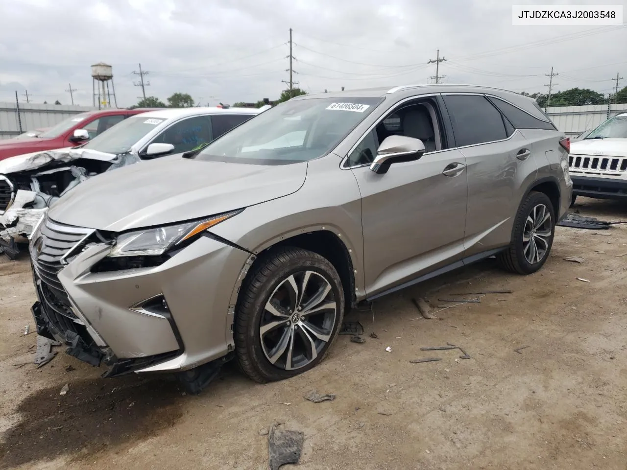 2018 Lexus Rx 350 L VIN: JTJDZKCA3J2003548 Lot: 61486504