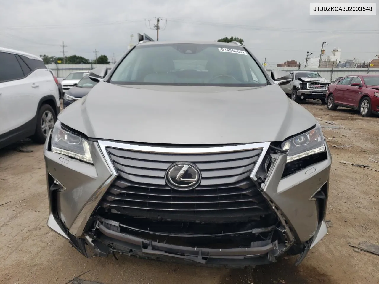 2018 Lexus Rx 350 L VIN: JTJDZKCA3J2003548 Lot: 61486504