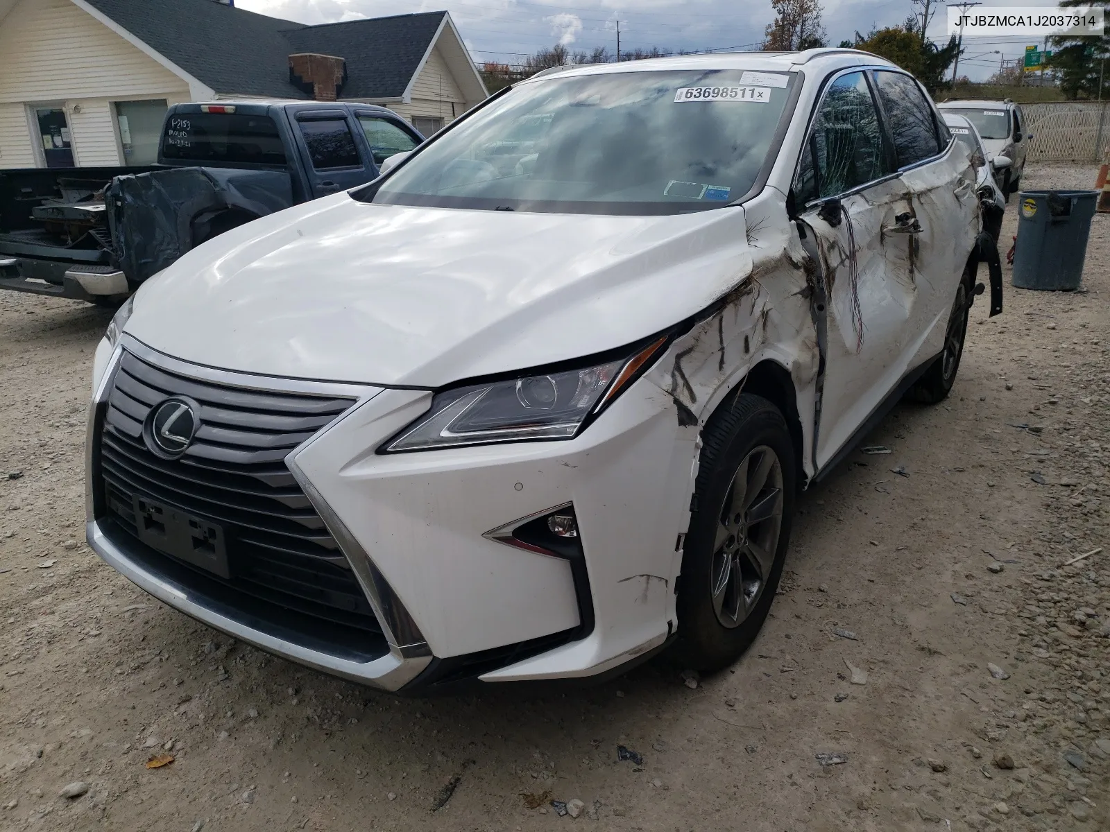 2018 Lexus Rx 350 Base VIN: JTJBZMCA1J2037314 Lot: 63698511