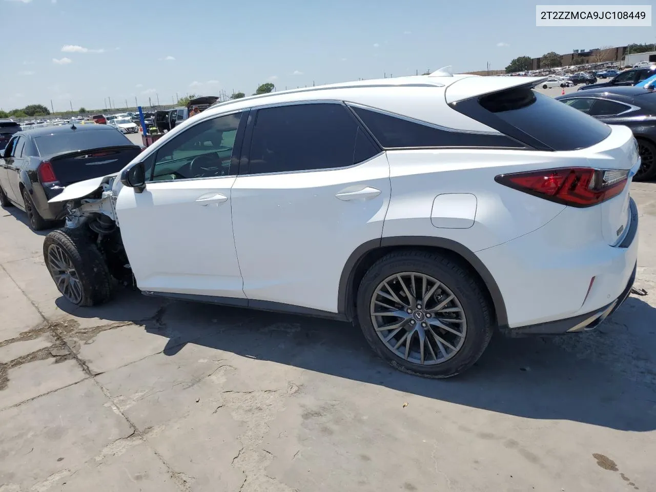 2018 Lexus Rx 350 Base VIN: 2T2ZZMCA9JC108449 Lot: 63818504