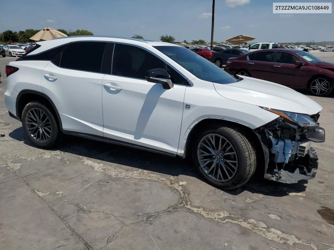 2018 Lexus Rx 350 Base VIN: 2T2ZZMCA9JC108449 Lot: 63818504