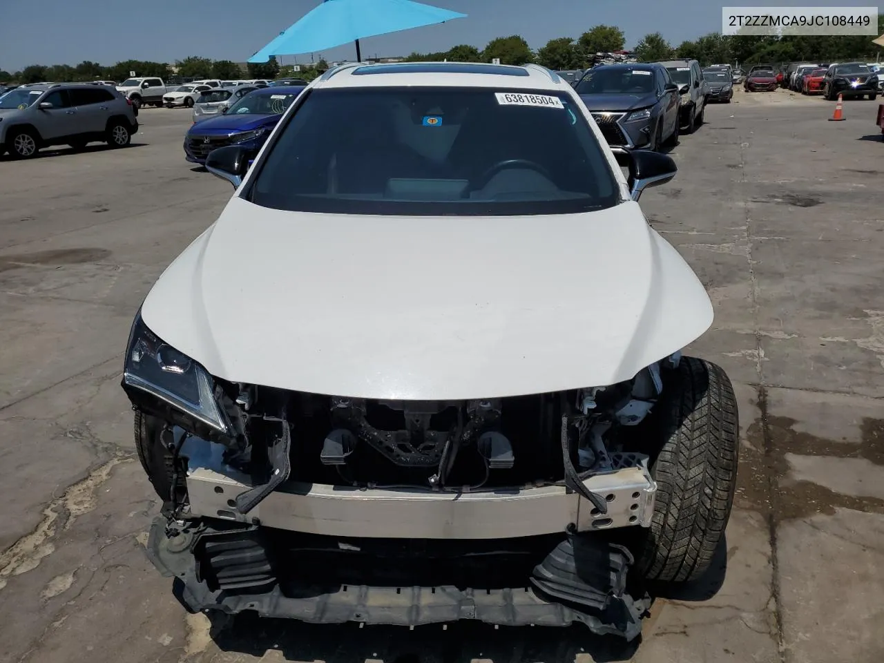 2T2ZZMCA9JC108449 2018 Lexus Rx 350 Base