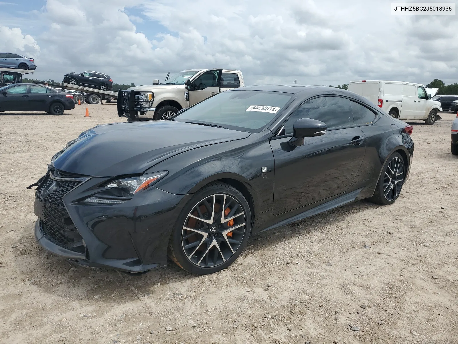 2018 Lexus Rc 350 VIN: JTHHZ5BC2J5018936 Lot: 64434514