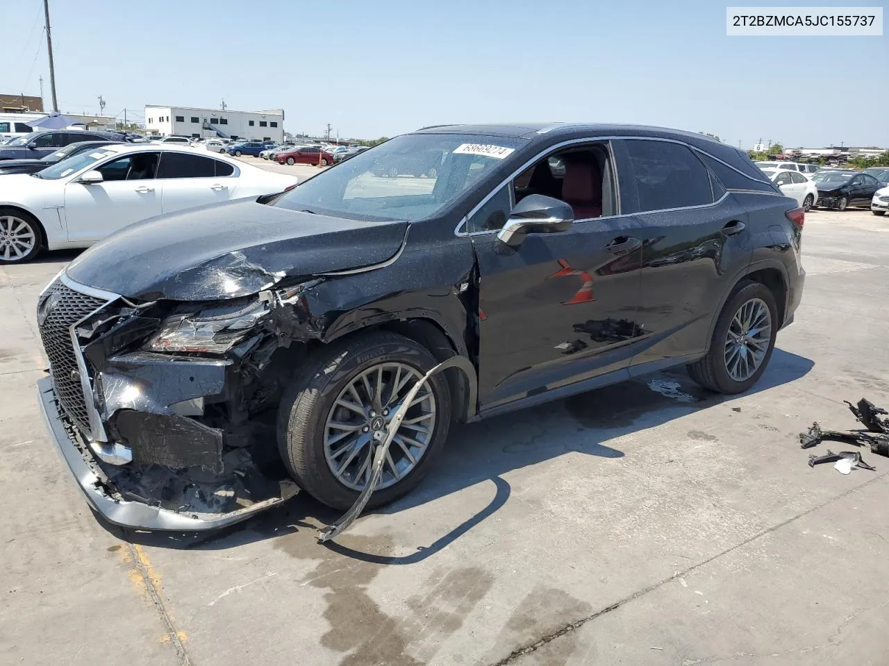 2018 Lexus Rx 350 Base VIN: 2T2BZMCA5JC155737 Lot: 68669274