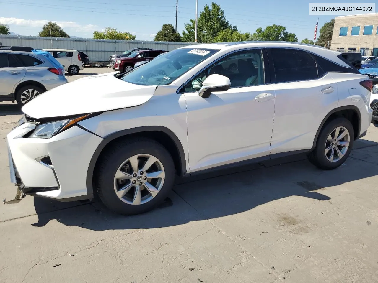 2018 Lexus Rx 350 Base VIN: 2T2BZMCA4JC144972 Lot: 69142994