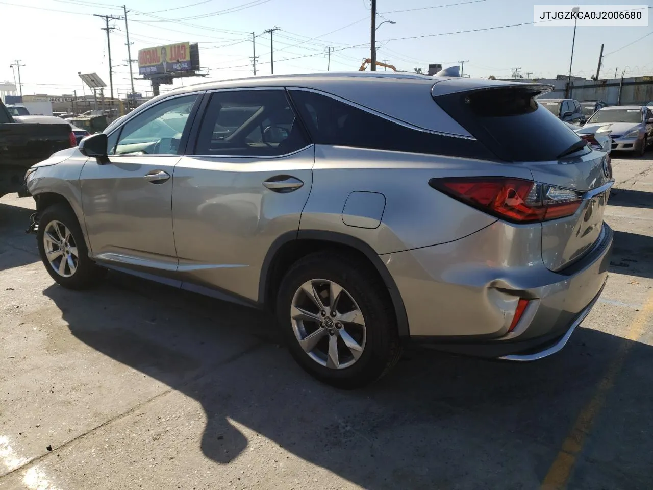 2018 Lexus Rx 350 L VIN: JTJGZKCA0J2006680 Lot: 70393874