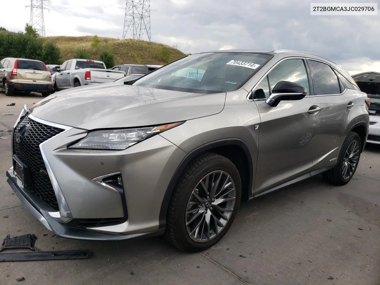 2T2BGMCA3JC029706 2018 Lexus Rx 450H Base