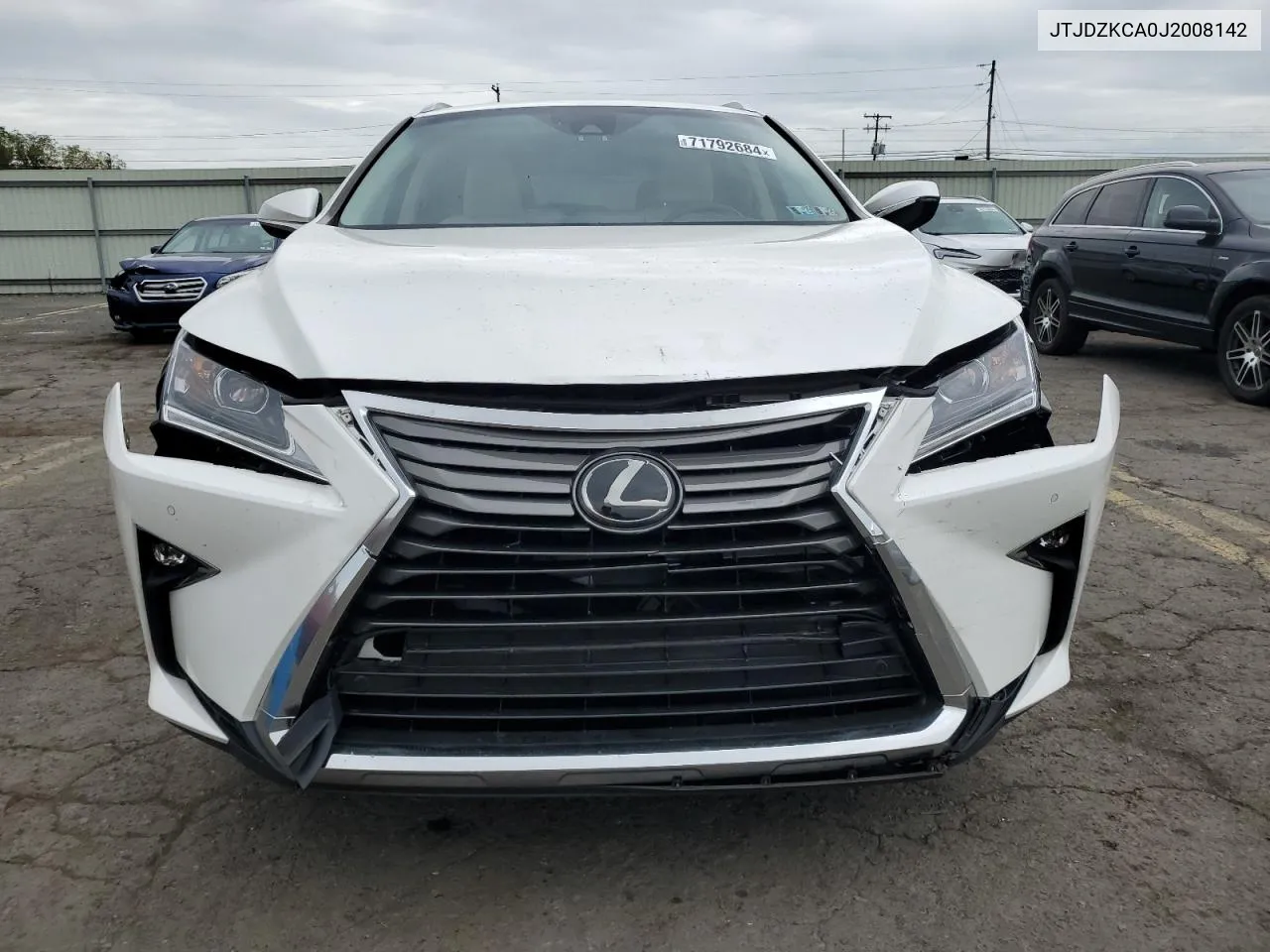 JTJDZKCA0J2008142 2018 Lexus Rx 350 L