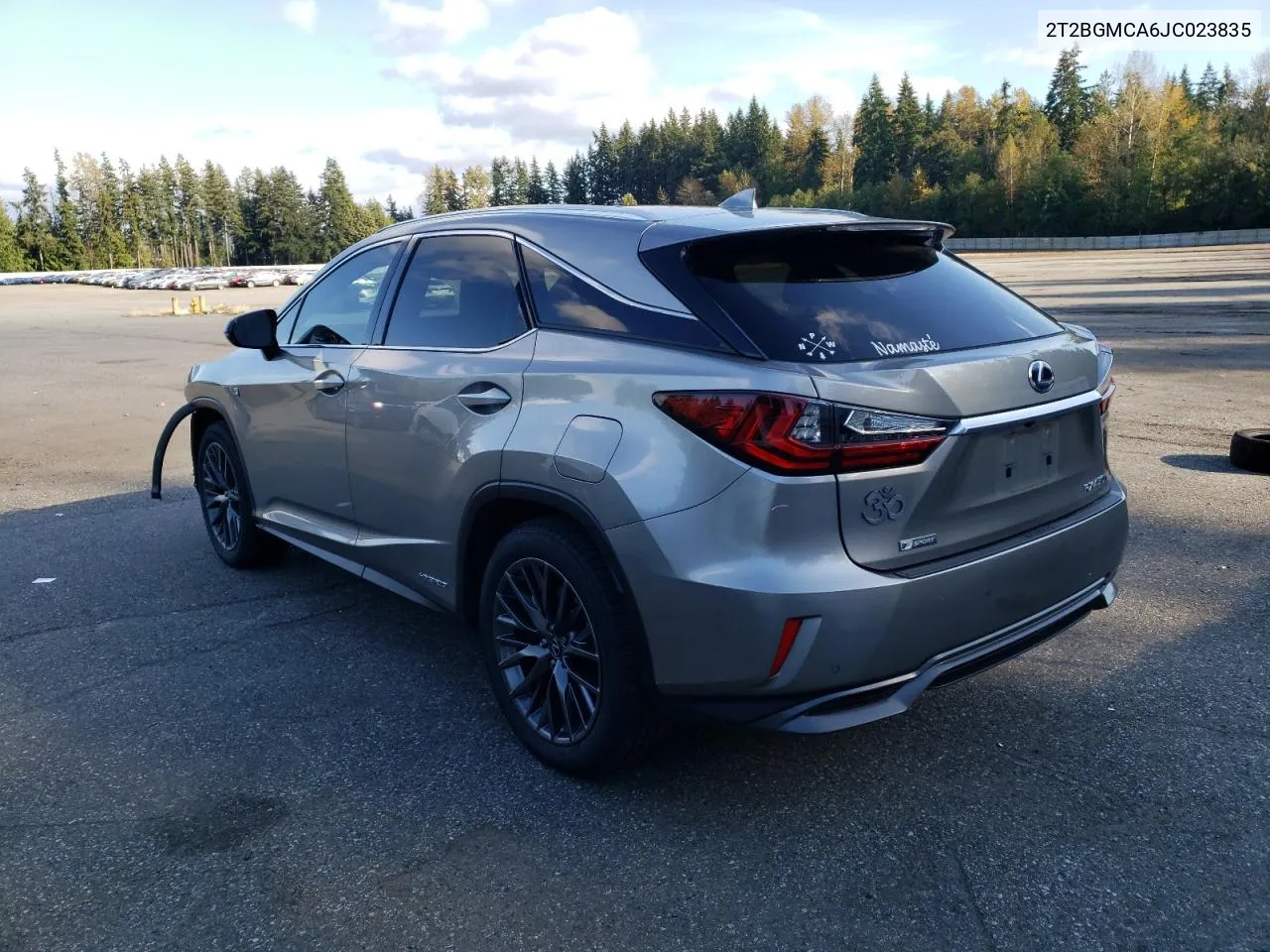 2T2BGMCA6JC023835 2018 Lexus Rx 450H Base